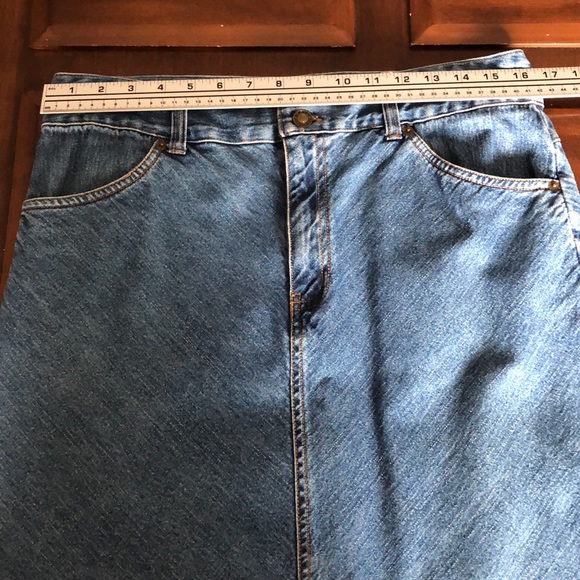 Women’s size 10 Petite shaver Lake jean skirt - Picture 6 of 11